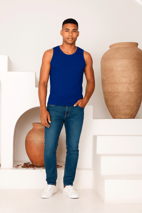 Regata Ribana Masculina Slim – Modelo Americano Adulto