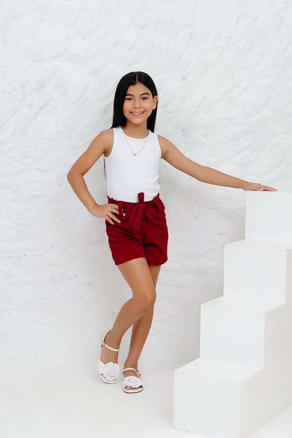 Shorts Colmeia Infantil e Juvenil