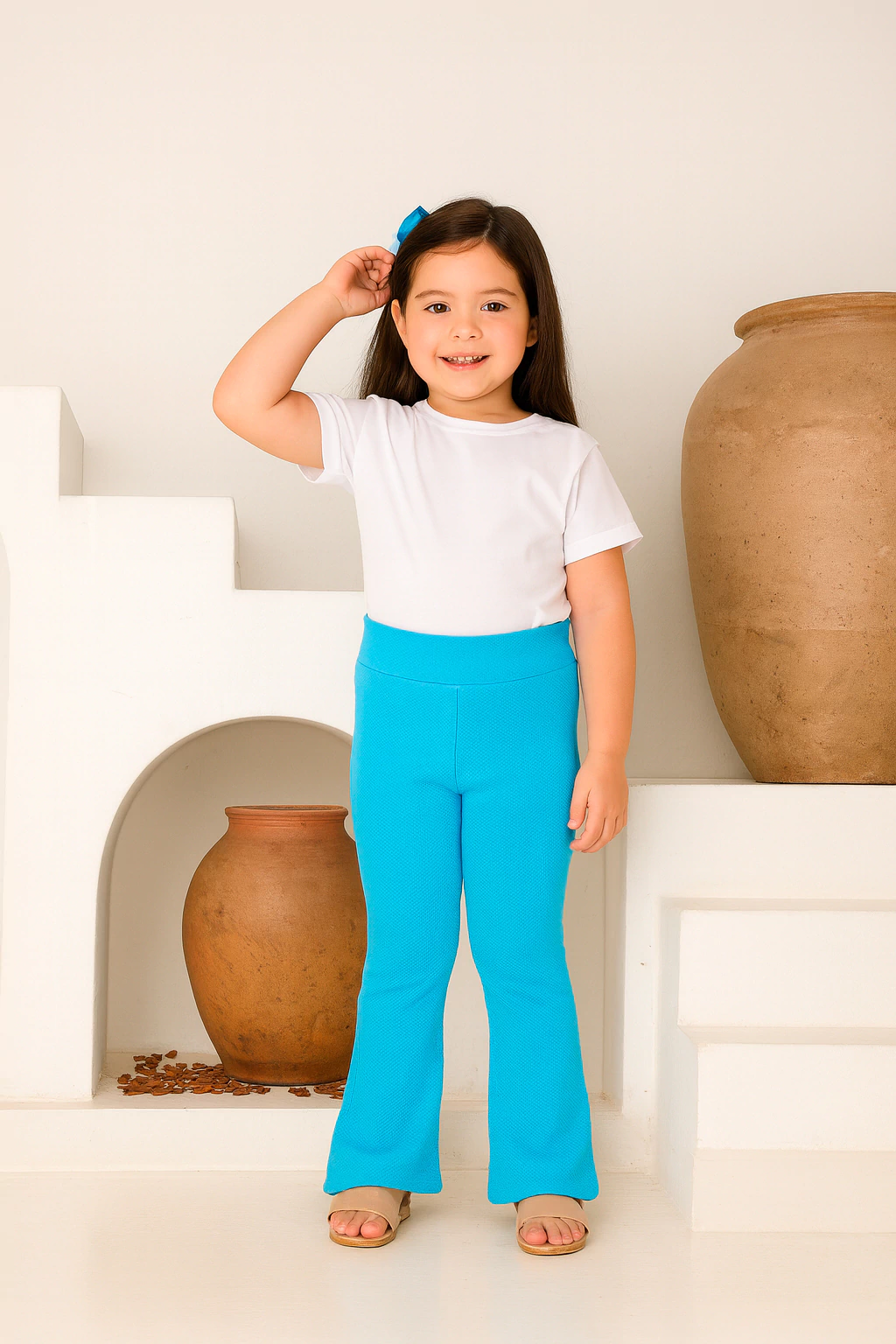 Calça Flare Malha Pop Infantil
